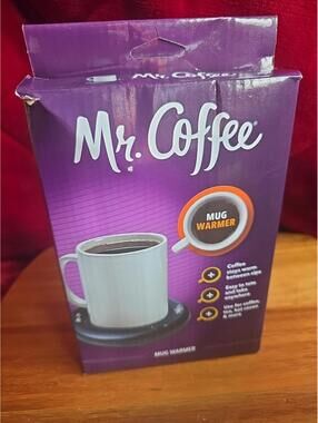 Mug Warmer Mr. Coffee MWBLKPDQ-RB Mug Warmer 17W Coffee Cup Heater Black NEW